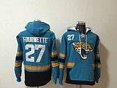 Nike Jaguars 27 Leonard Fournette Teal All Stitched Hooded Sweatshirt,baseball caps,new era cap wholesale,wholesale hats